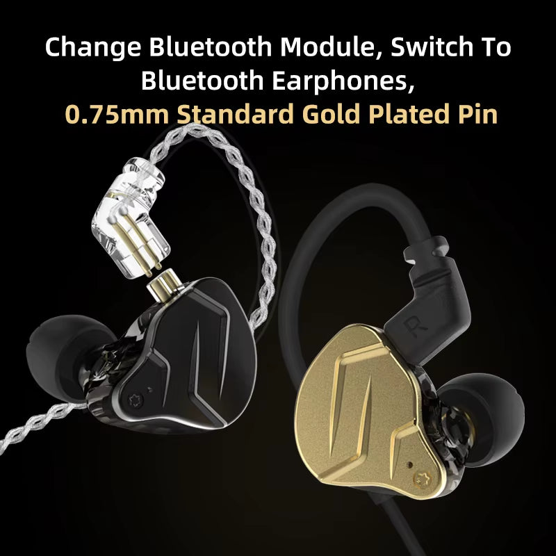 ZSN Pro X Metal Earphones 1BA+1DD Hybrid Technology HIFI Bass Earbuds in Ear Monitor Headphone Sport Noise Cancelling Headset