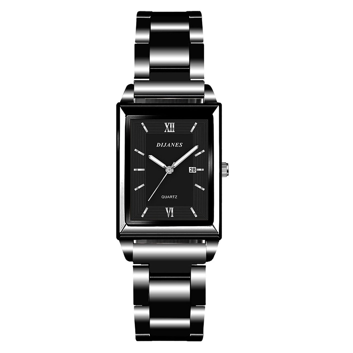 Women'S Classic Charm Rectangular Wrist Watch Analog Quartz Date Dress Watches