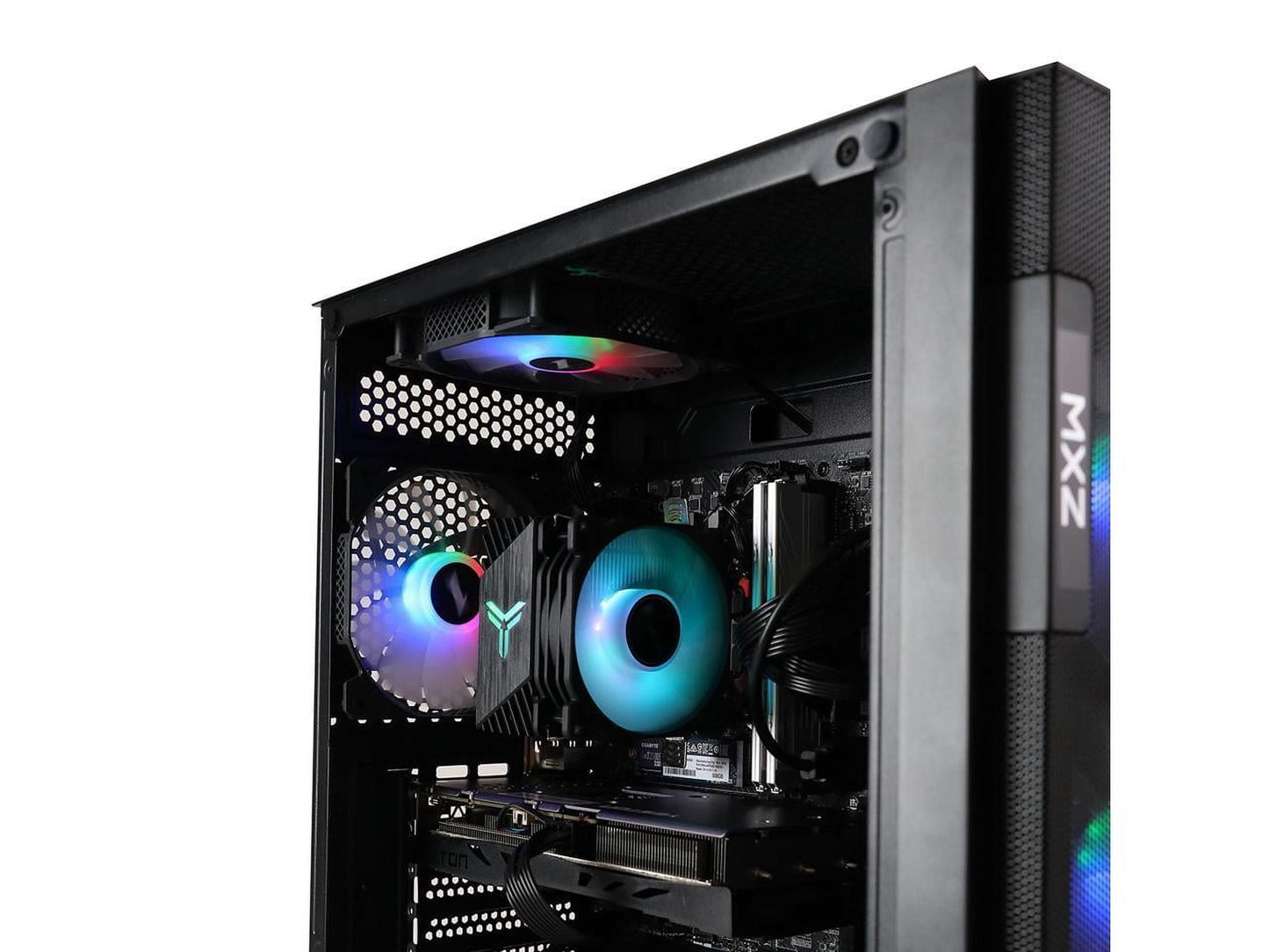 Gaming Desktop Pc,Intel I5 12400F 4.4Ghz,Rtx4060, NVME M2 500GB, 16G Ddr4,Rgb,Wifi,Win 11 Ready,Gamer Desktop Computer