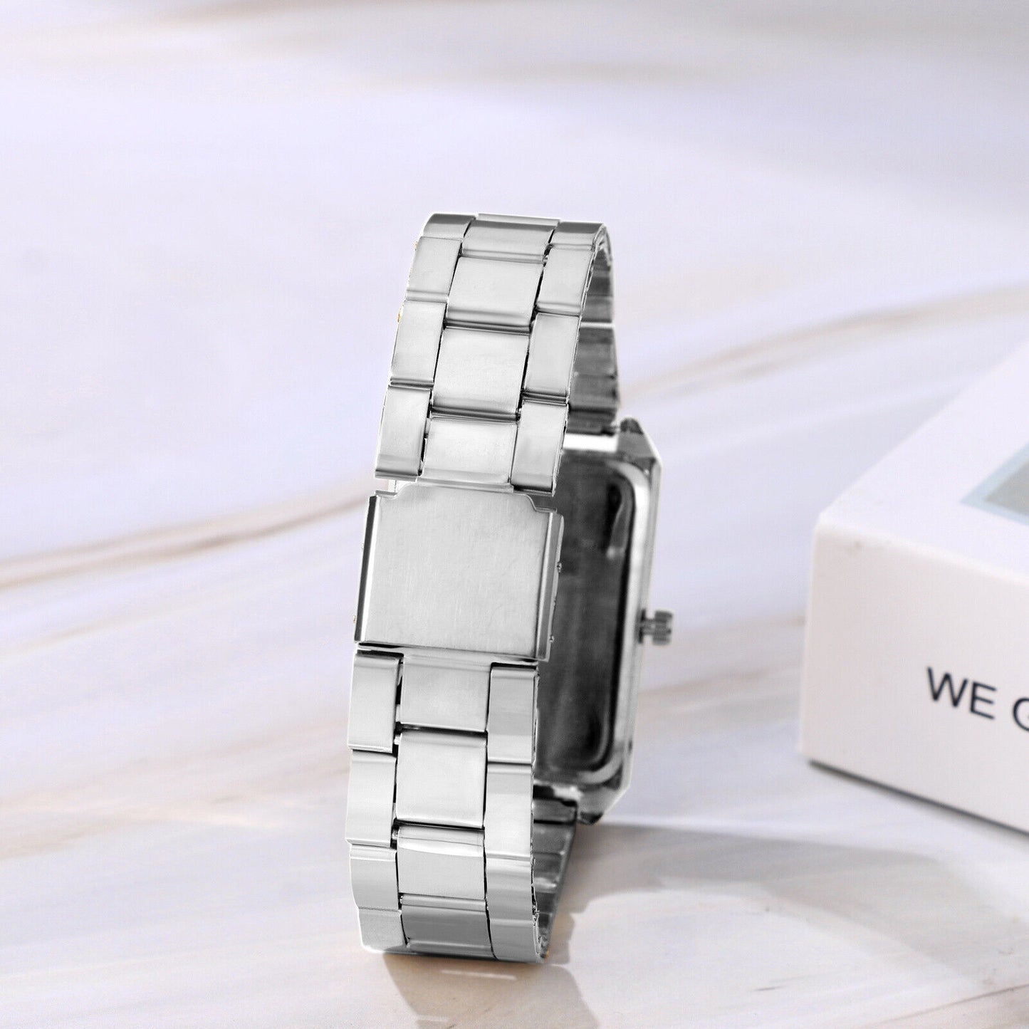 Women'S Classic Charm Rectangular Wrist Watch Analog Quartz Date Dress Watches