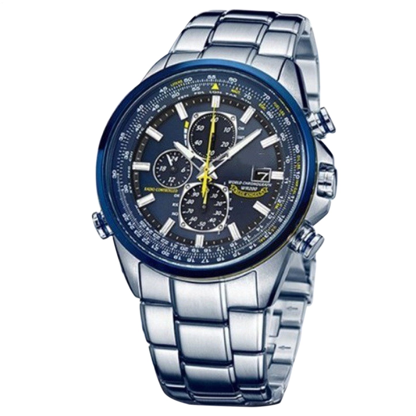 CITIZEN Blue Angels Men'S Watch Fashion Steel Blue Quartz Watch Wristwatch