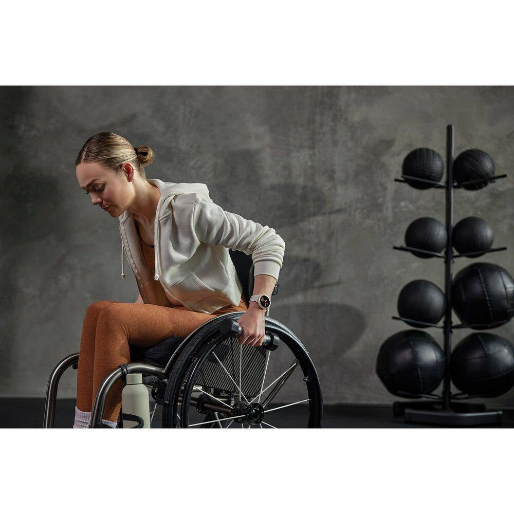 Vivoactive 5 Fitness-Tracking Smartwatch with Aluminum Bezel and Silicone Band 1.7 X .43 in Orchid