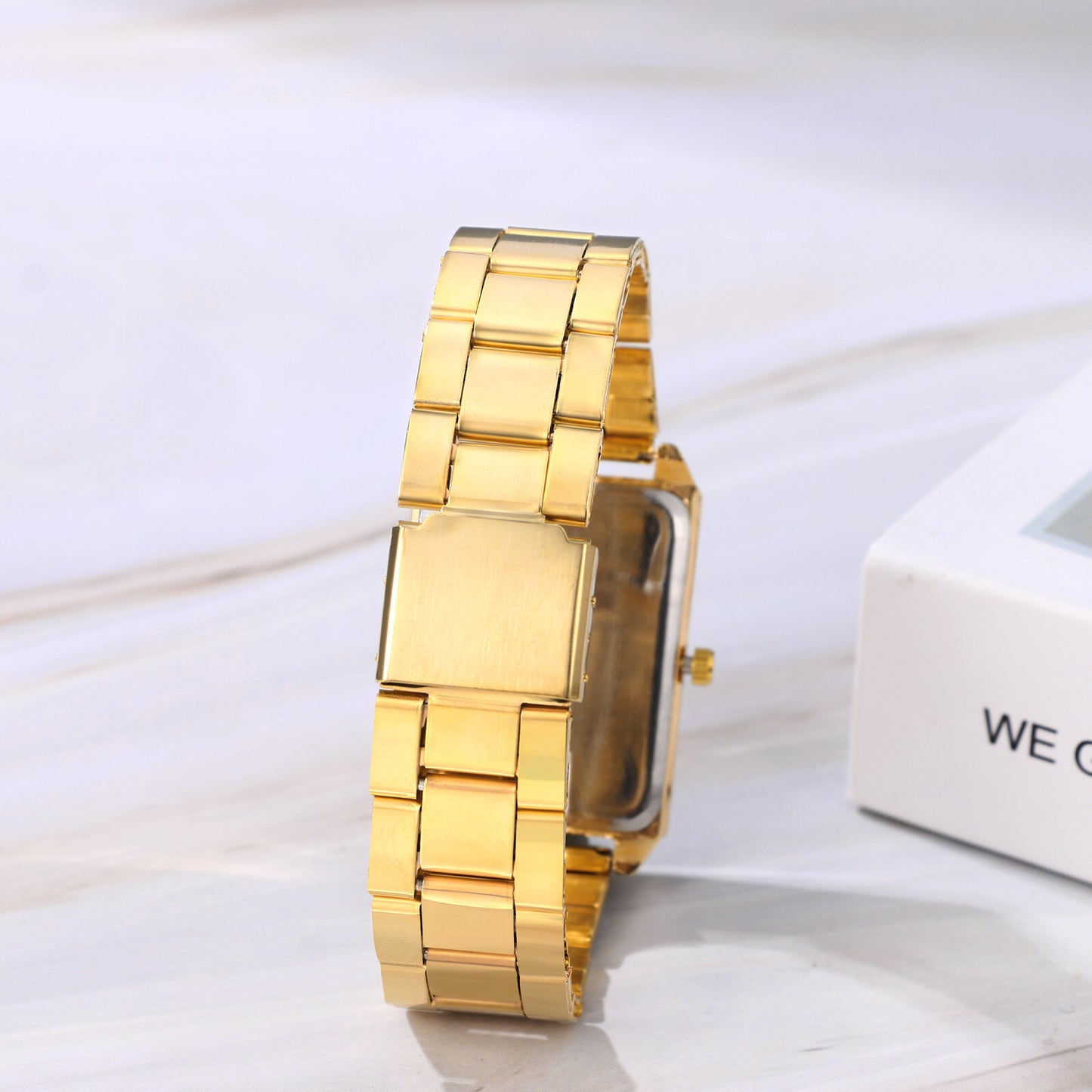 Women'S Classic Charm Rectangular Wrist Watch Analog Quartz Date Dress Watches