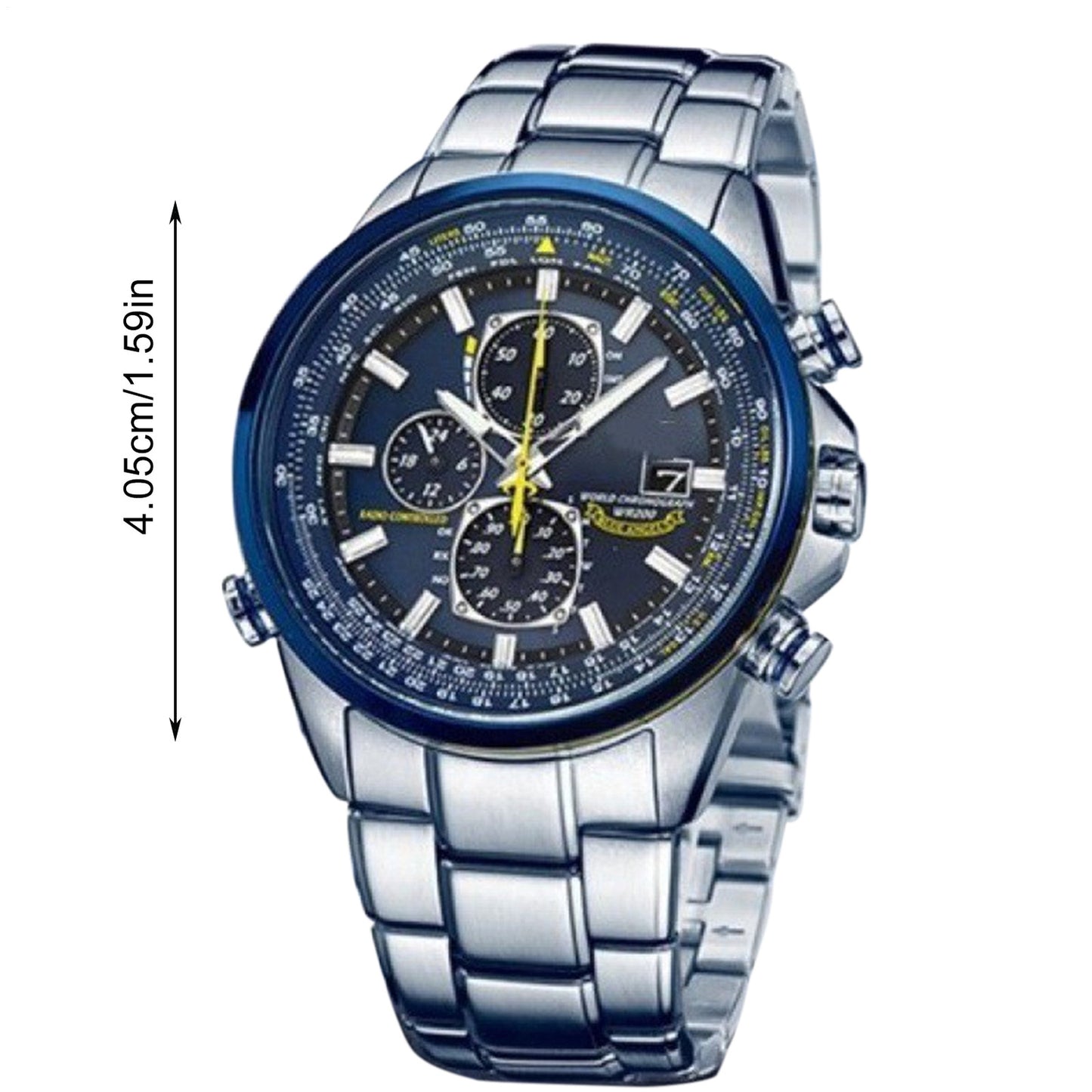 CITIZEN Blue Angels Men'S Watch Fashion Steel Blue Quartz Watch Wristwatch