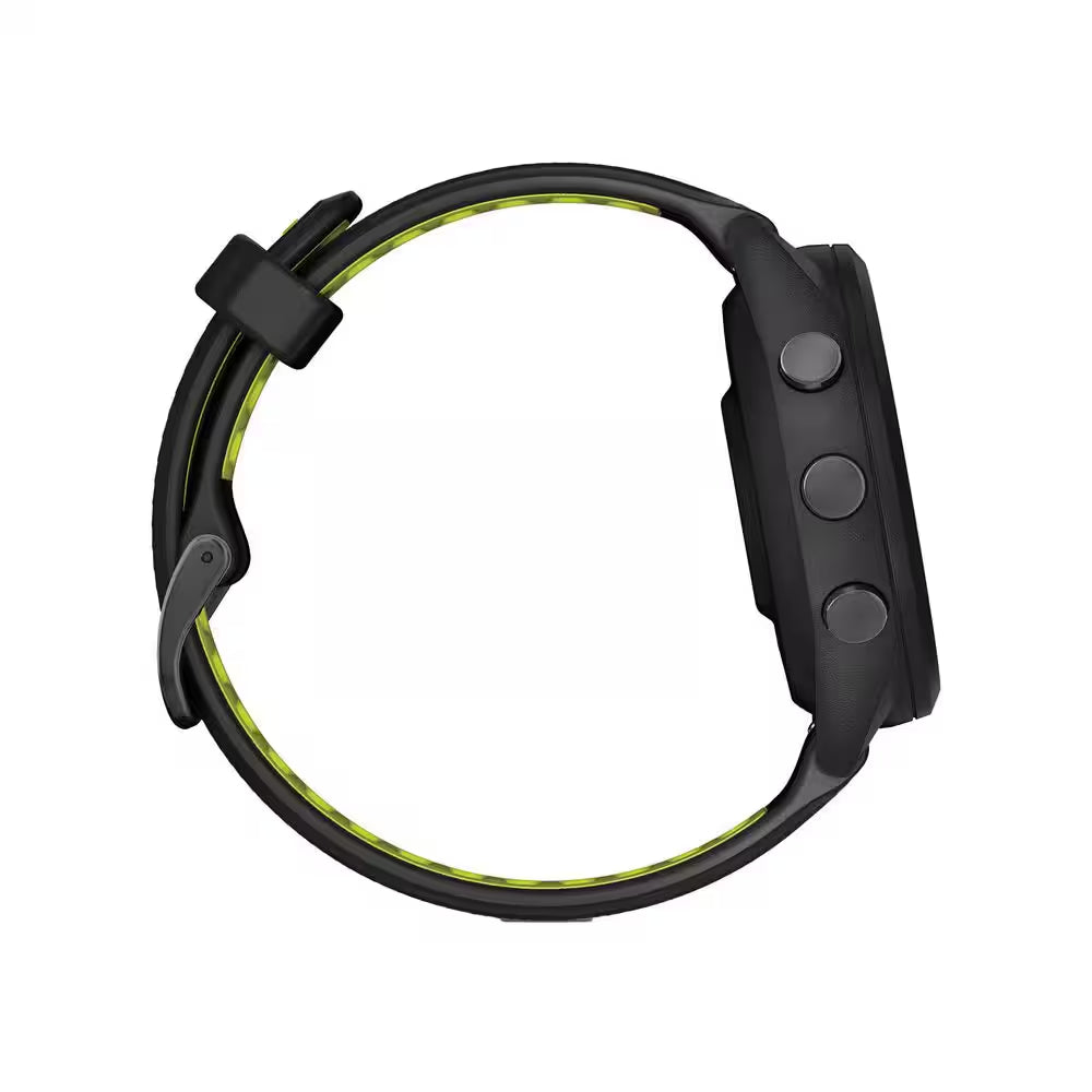 Forerunner 265S Running Smartwatch with Black Bezel 1.64 X .51 in Black