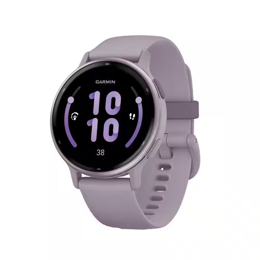 Vivoactive 5 Fitness-Tracking Smartwatch with Aluminum Bezel and Silicone Band 1.7 X .43 in Orchid