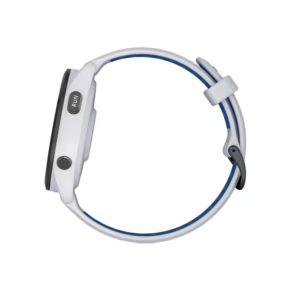 Forerunner 265 Running Smartwatch with Black Bezel 1.81 X .51 in White