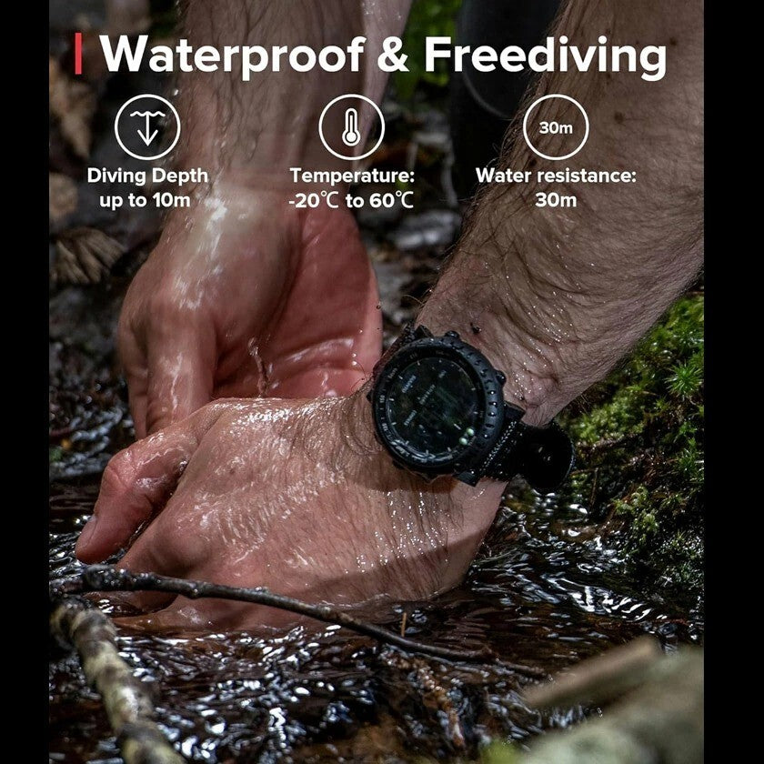 SUUNTO Core All Black Military Men'S Outdoor Sports Watch SS014279010 with Box