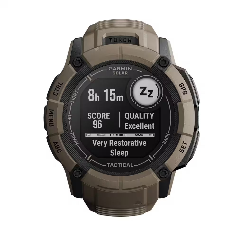 Instinct 2X Solar Smartwatch Tactical Edition 1.97 X .57 In. Coyote Tan
