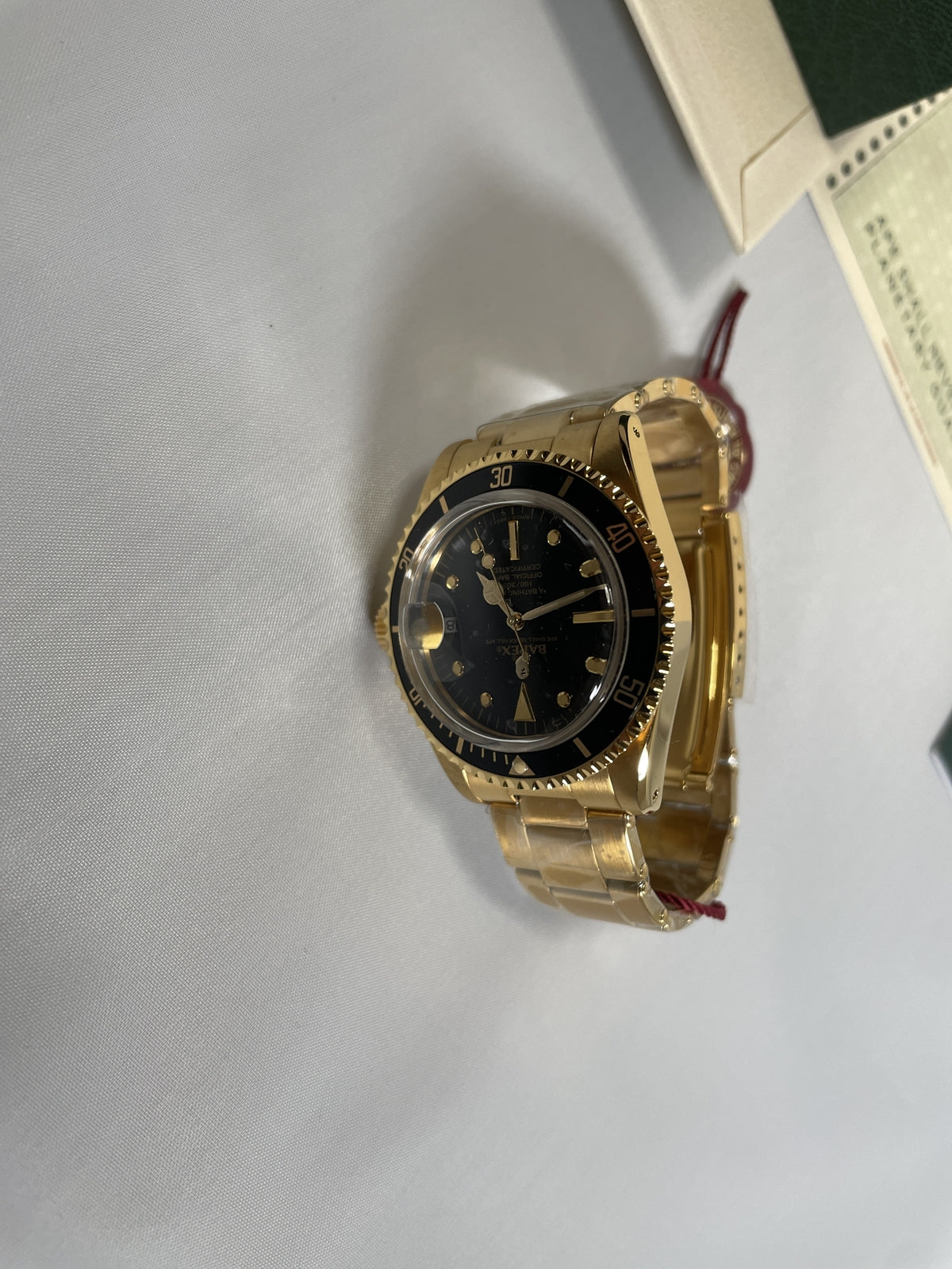 A BATHING APE CLASSIC TYPE 1 BAPEX Black Gold Men'S Watch Stainless Steel JP