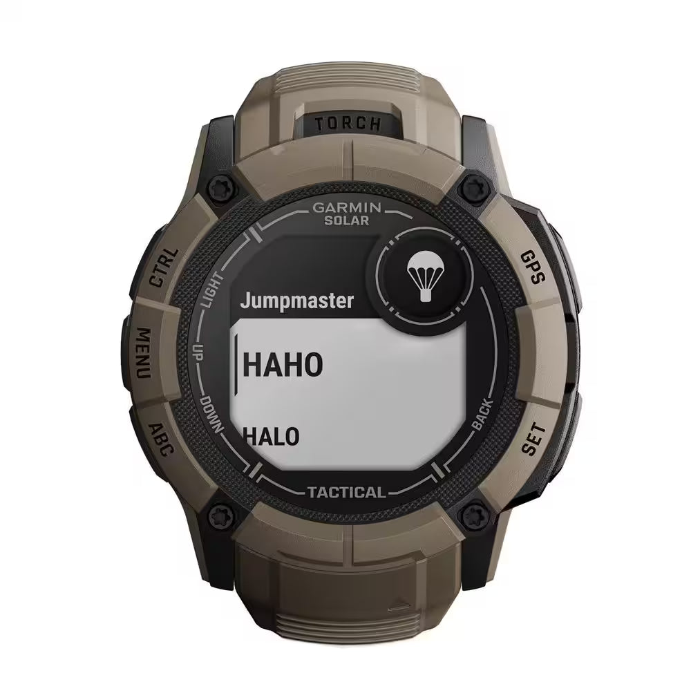 Instinct 2X Solar Smartwatch Tactical Edition 1.97 X .57 In. Coyote Tan