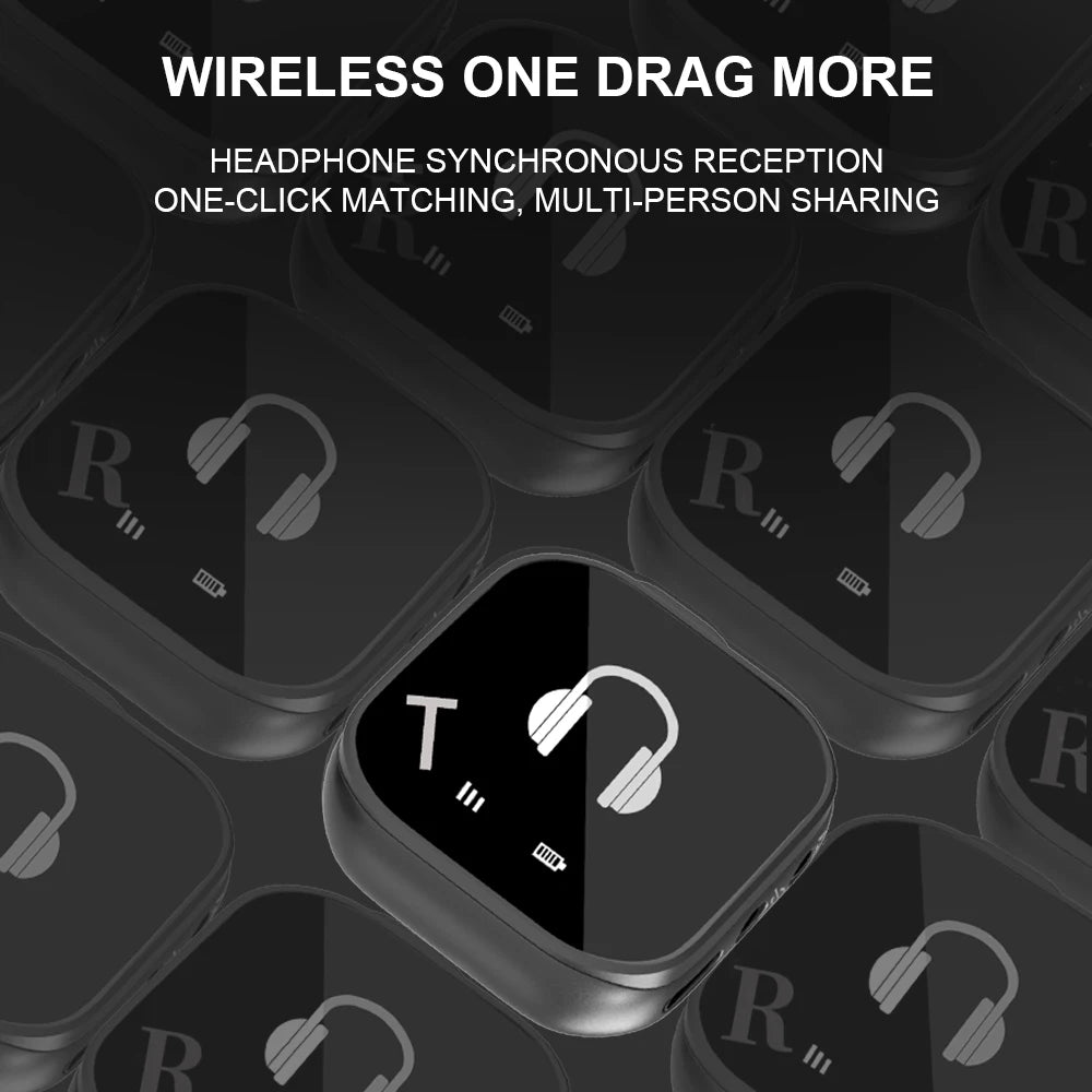 5.8G Wireless in Ear Monitor System Wireless IEM System with Transmitter Receiver Automatic Pairing Professional in Ear Monitor