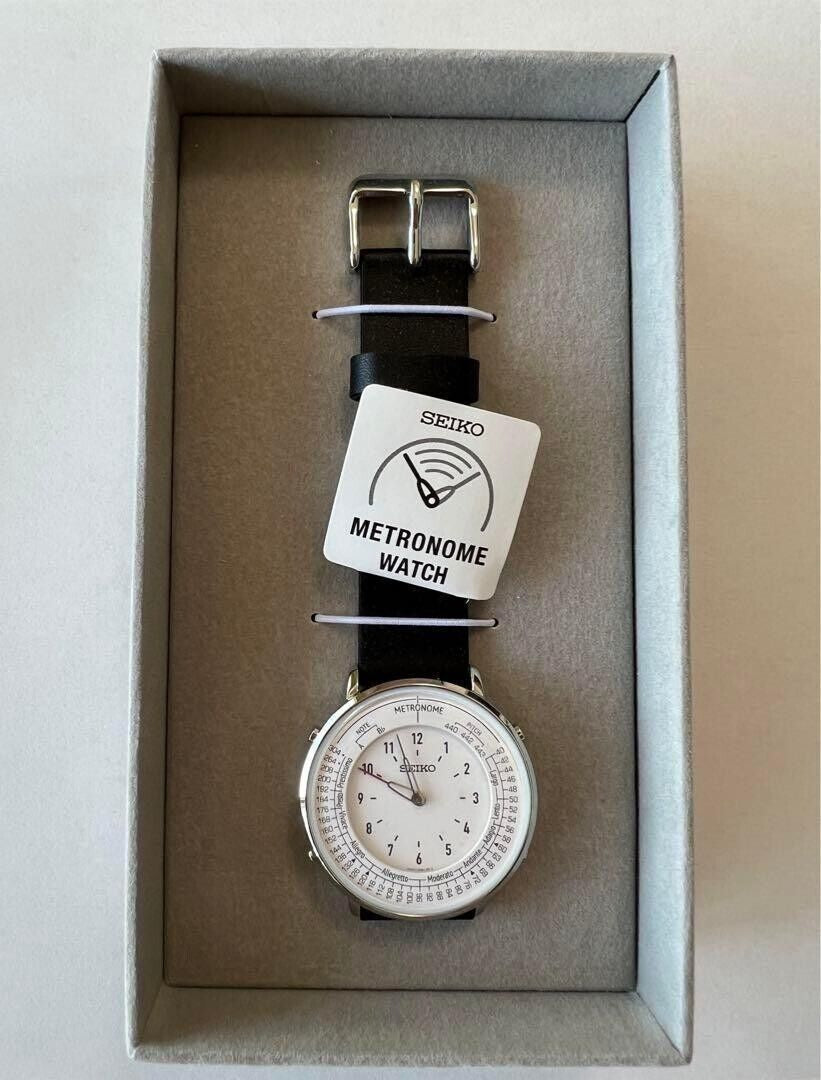 SEIKO METRONOME WATCH Monotone Standard Line SMW006A with BOX JAPAN New