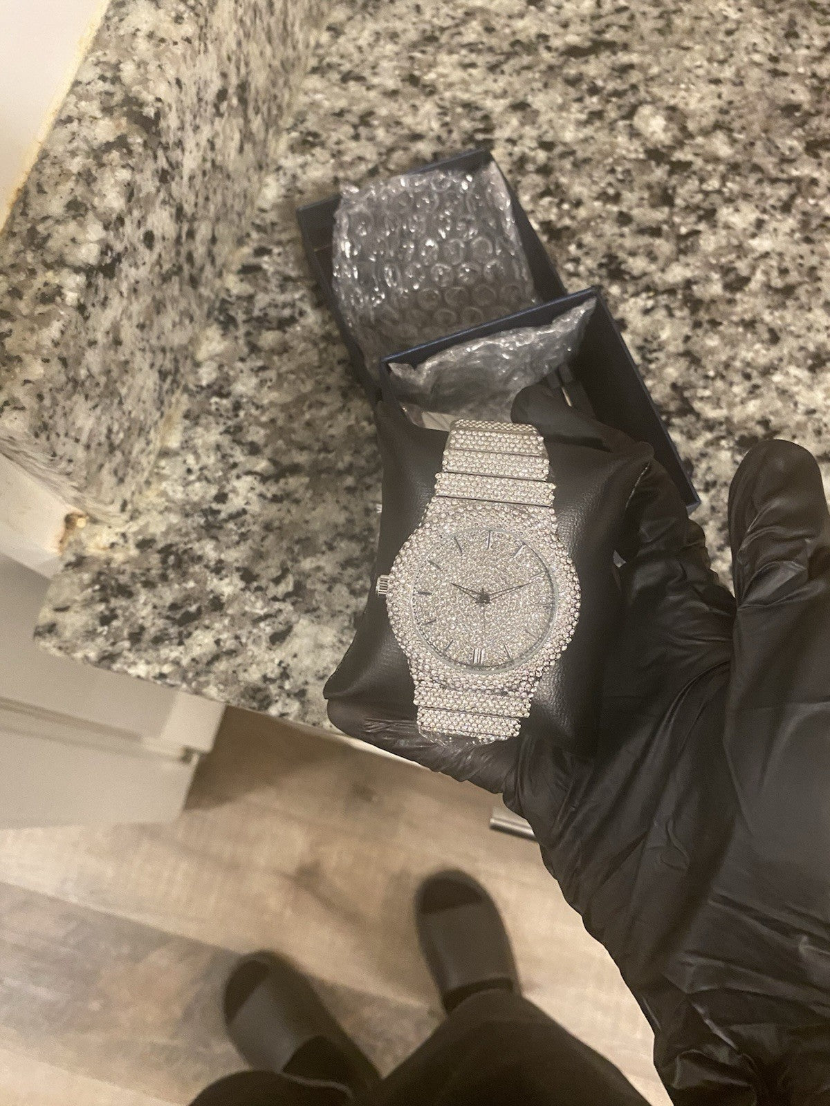 Custom Iced Out VVS Moissanite Watch | Pass Tester | Luxury Mechanical Men'S