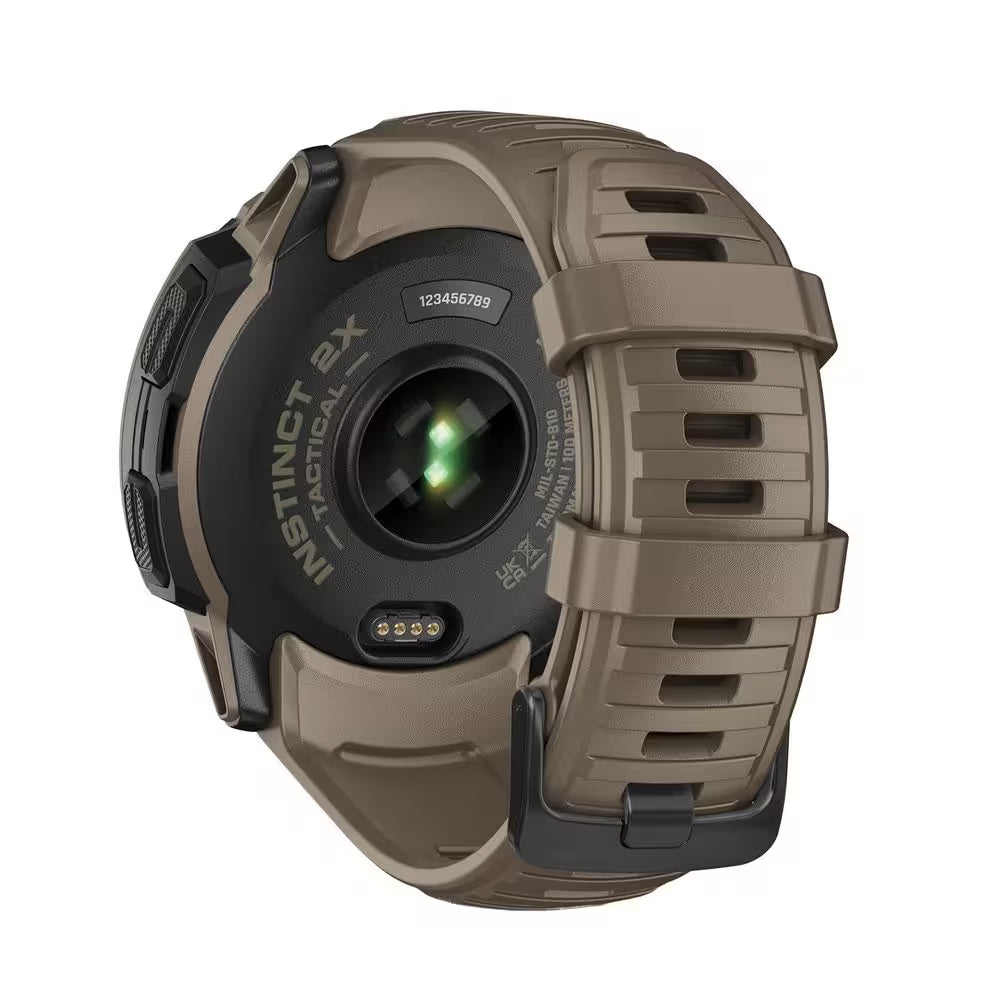 Instinct 2X Solar Smartwatch Tactical Edition 1.97 X .57 In. Coyote Tan