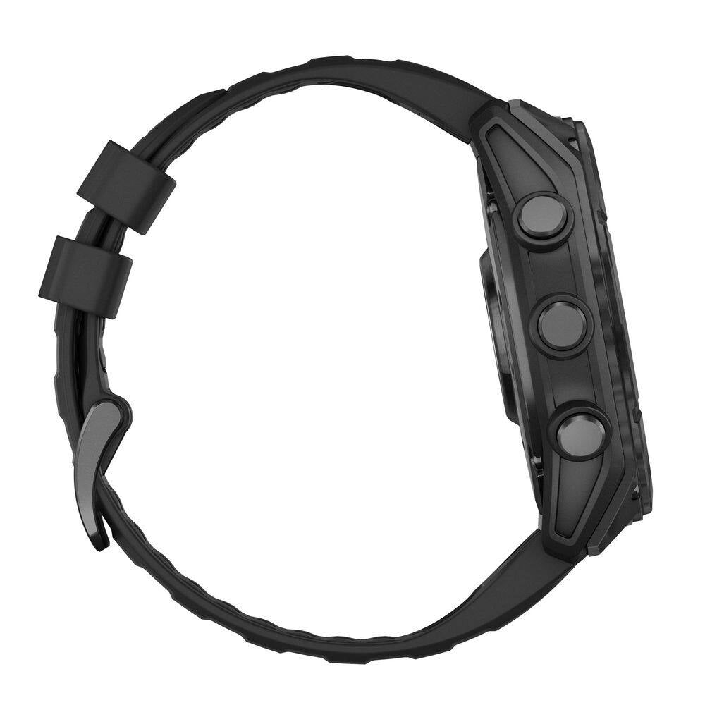 Fenix 8 AMOLED Multisport 51-Mm GPS Watch with Silicone Band 2 X .58 in Slate Gray and Black