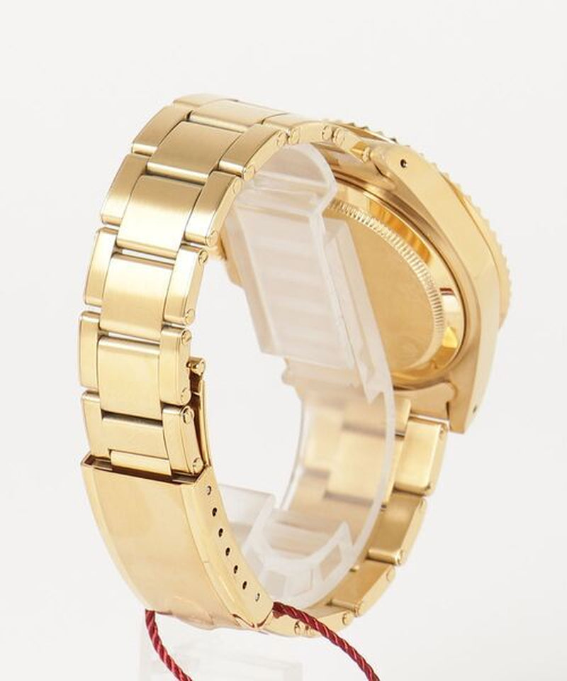 A BATHING APE CLASSIC TYPE 1 BAPEX Black Gold Men'S Watch Stainless Steel JP