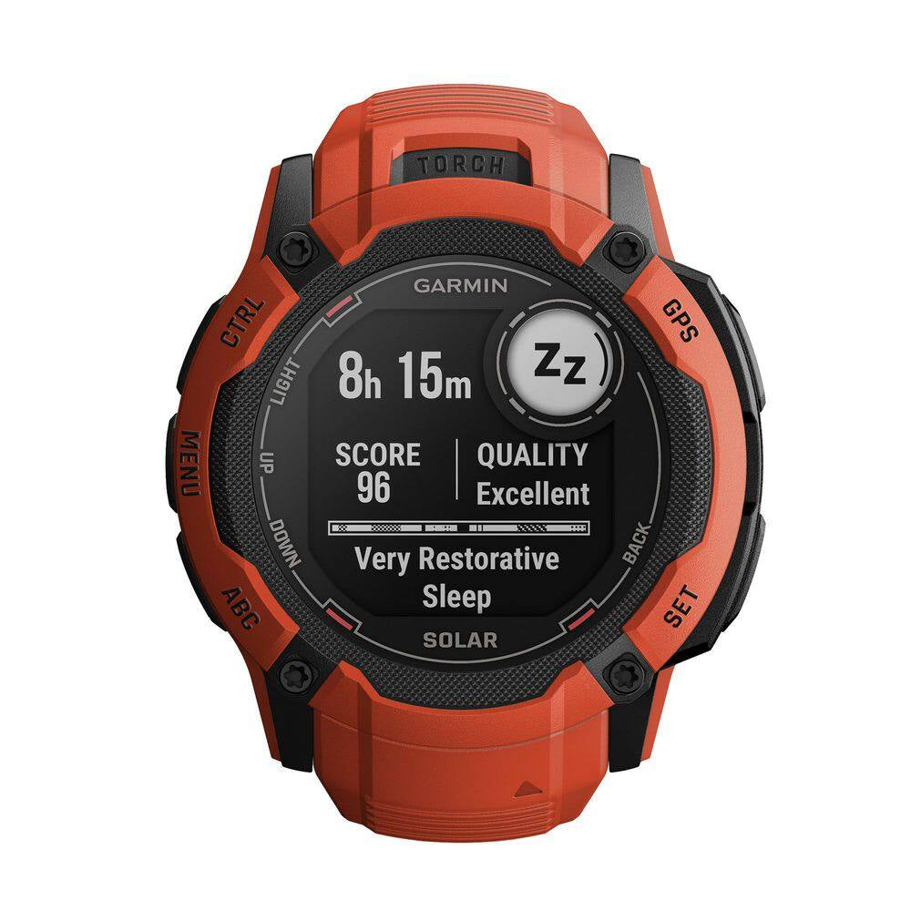 Instinct 2X Solar Smartwatch 1.97 X .57 In. Flame Red