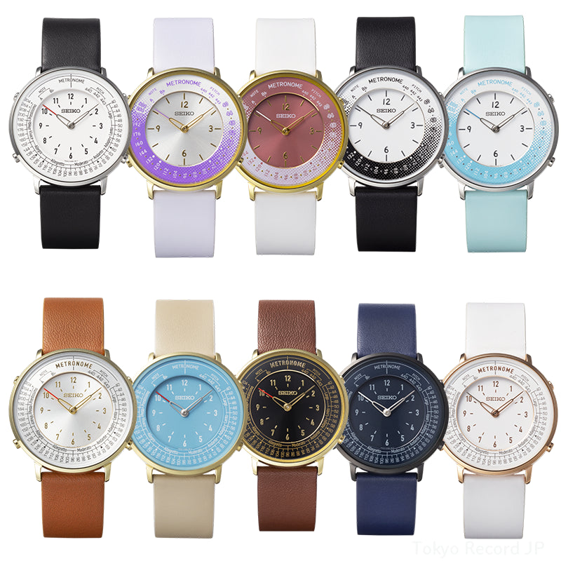 SEIKO Metronome Watch CASUAL & STANDARD LINE Collection 10 Colors Quartz New