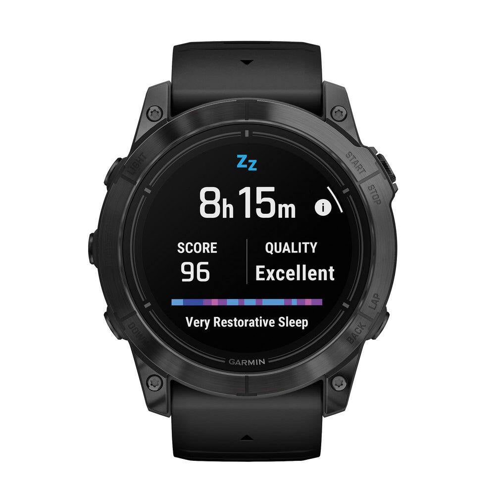 Epix Pro (Gen 2) Sapphire Edition Smartwatch with 51-Mm Case, Slate Gray Bezel with Black Band 2.01 X .59