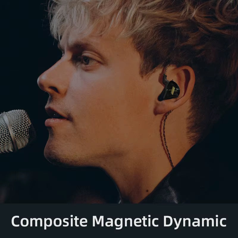 EDX Earphones 1 Dynamic HIFI Bass Earbuds in Ear Monitor Headphones Sport Noise Cancelling Headset