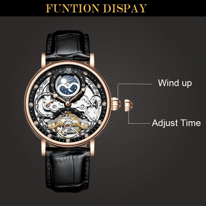 Mechanical Automatic Watch Men Tourbillon Wristwatch Sports Watches Mechan