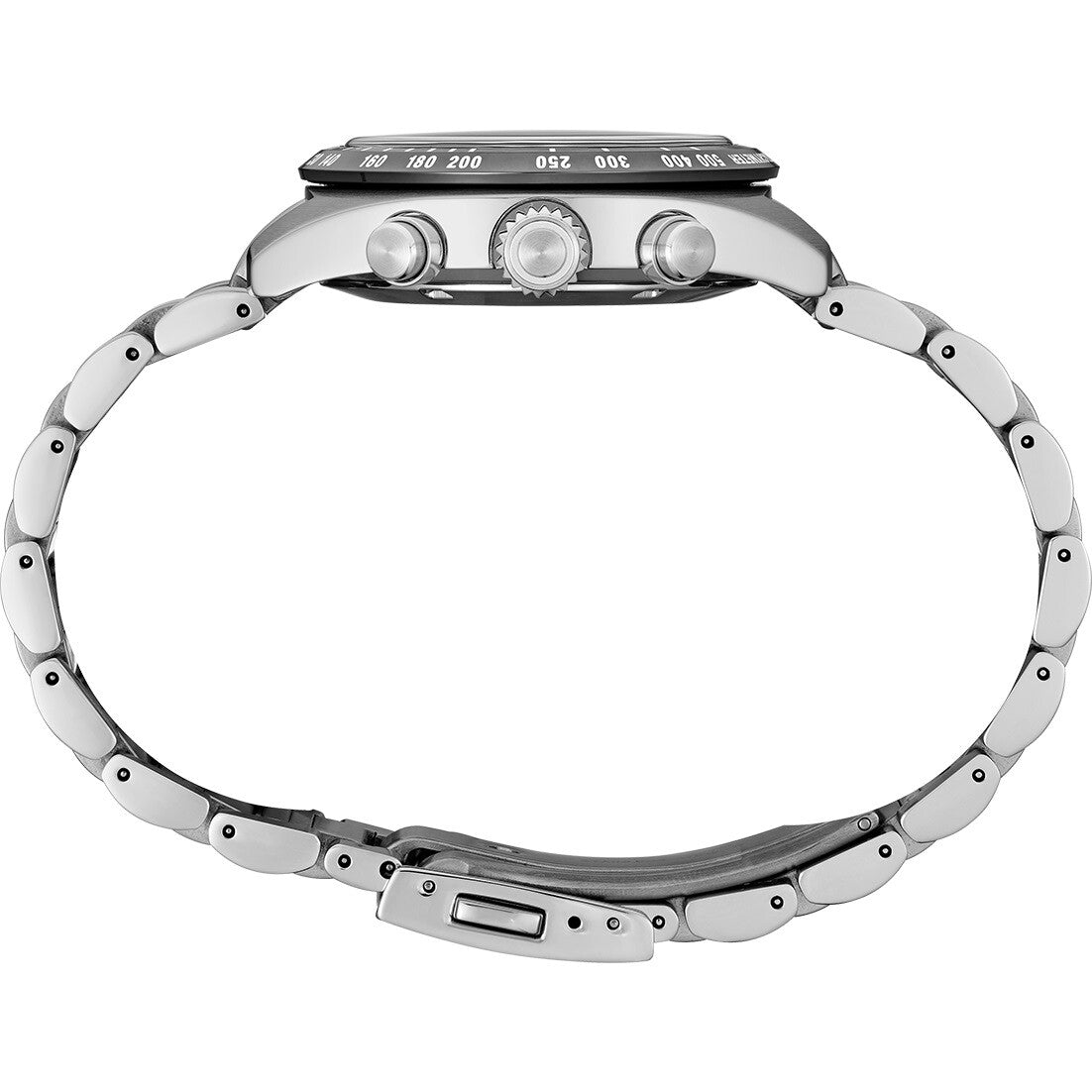 New Seiko Prospex Speedtimer White Dial Stainless Steel Bracelet Watch SSC813