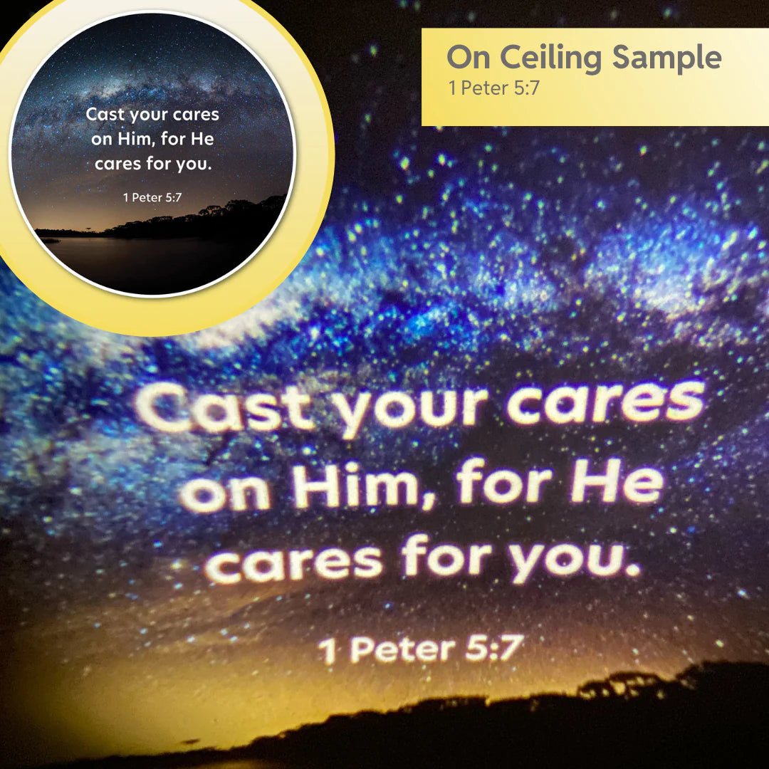 Starter Kit | Projector + 6 Bible Verse Discs - 50 Days of Pentecost Sale