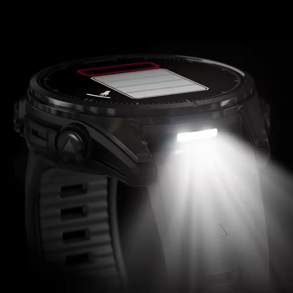 Fenix 8 AMOLED Multisport 43-Mm GPS Watch with Silicone Band 1.69 X .54 in Black