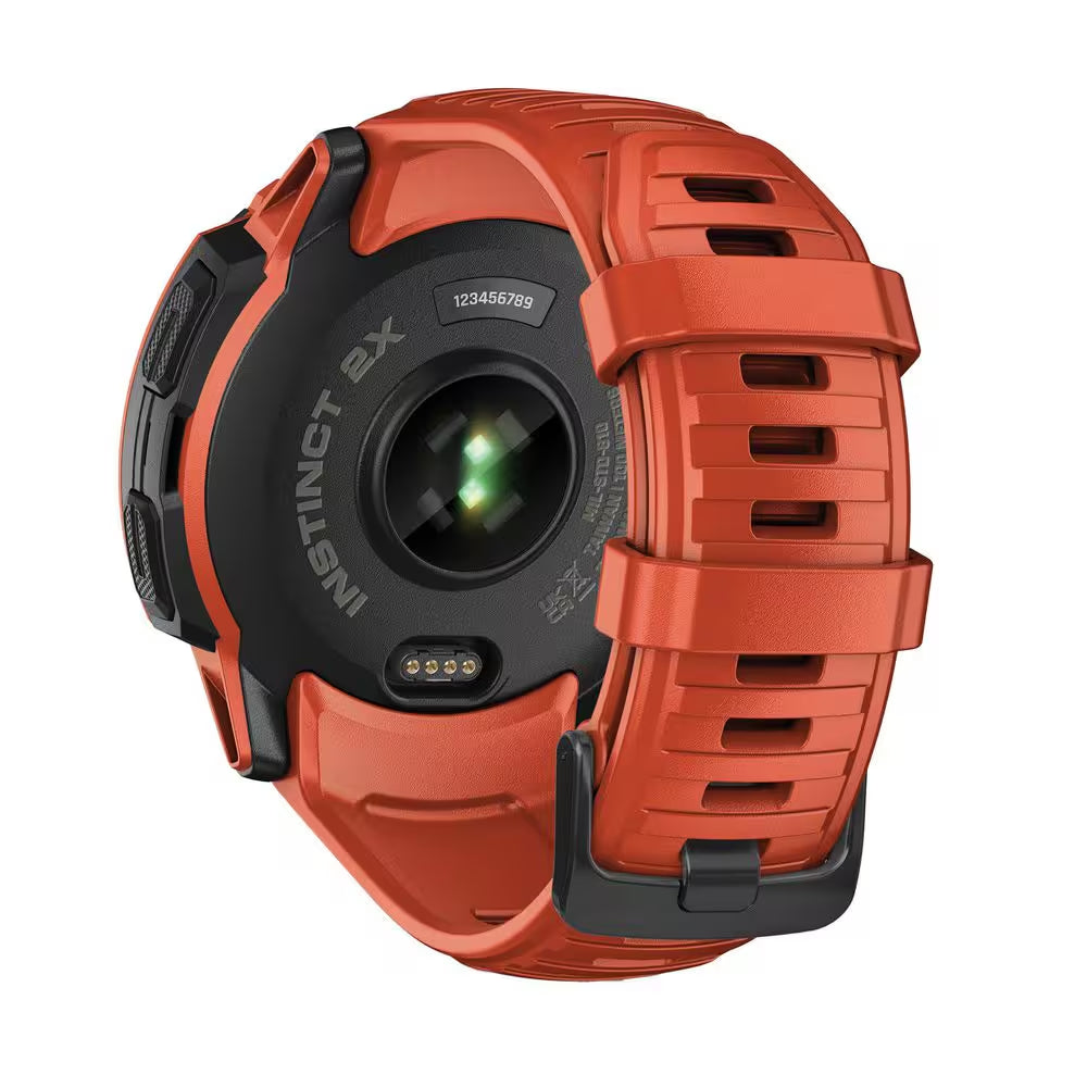 Instinct 2X Solar Smartwatch 1.97 X .57 In. Flame Red