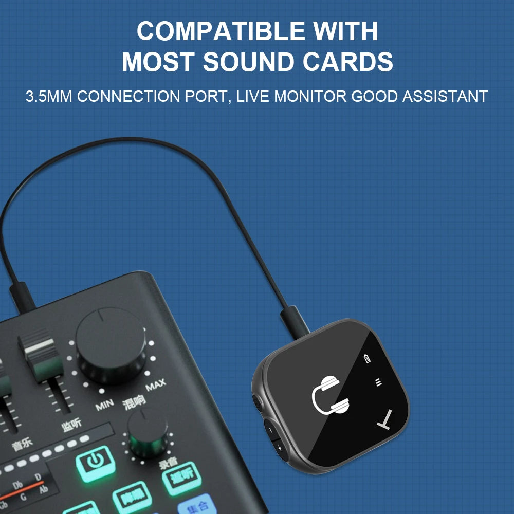 5.8G Wireless in Ear Monitor System Wireless IEM System with Transmitter Receiver Automatic Pairing Professional in Ear Monitor