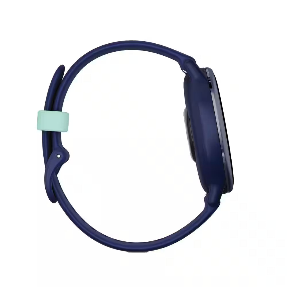 Vivoactive 5 Fitness-Tracking Smartwatch with Aluminum Bezel and Silicone Band 1.7 X .43 in Navy Blue