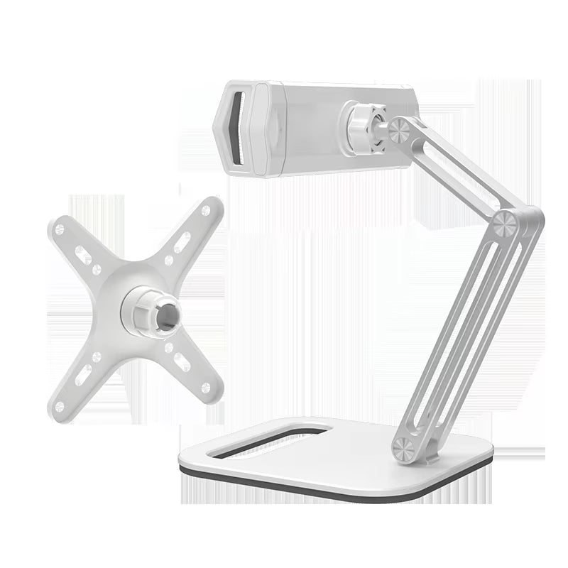 Portable Monitor Stand Height Adjustable Vesa Monitor Tablet Stand Free Standing Low Profile Desk Mount Monitor Support