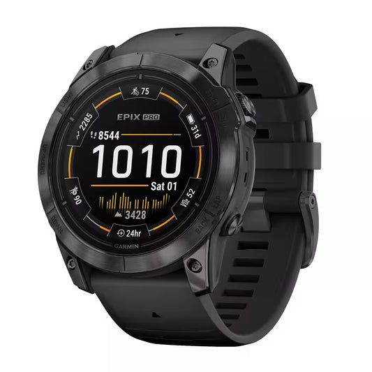 Epix Pro (Gen 2) Sapphire Edition Smartwatch with 51-Mm Case, Slate Gray Bezel with Black Band 2.01 X .59