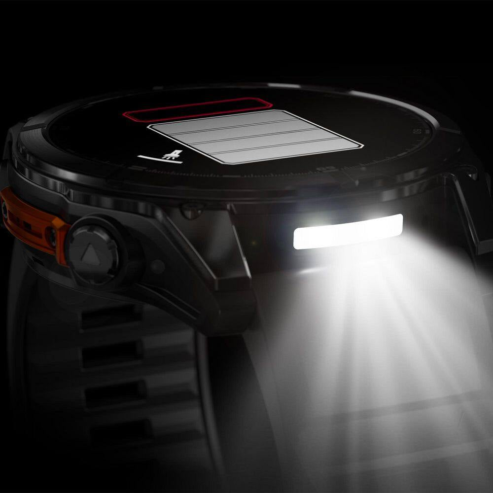 Fenix 8 AMOLED Multisport 51-Mm GPS Watch with Silicone Band 2 X .58 in Slate Gray and Black