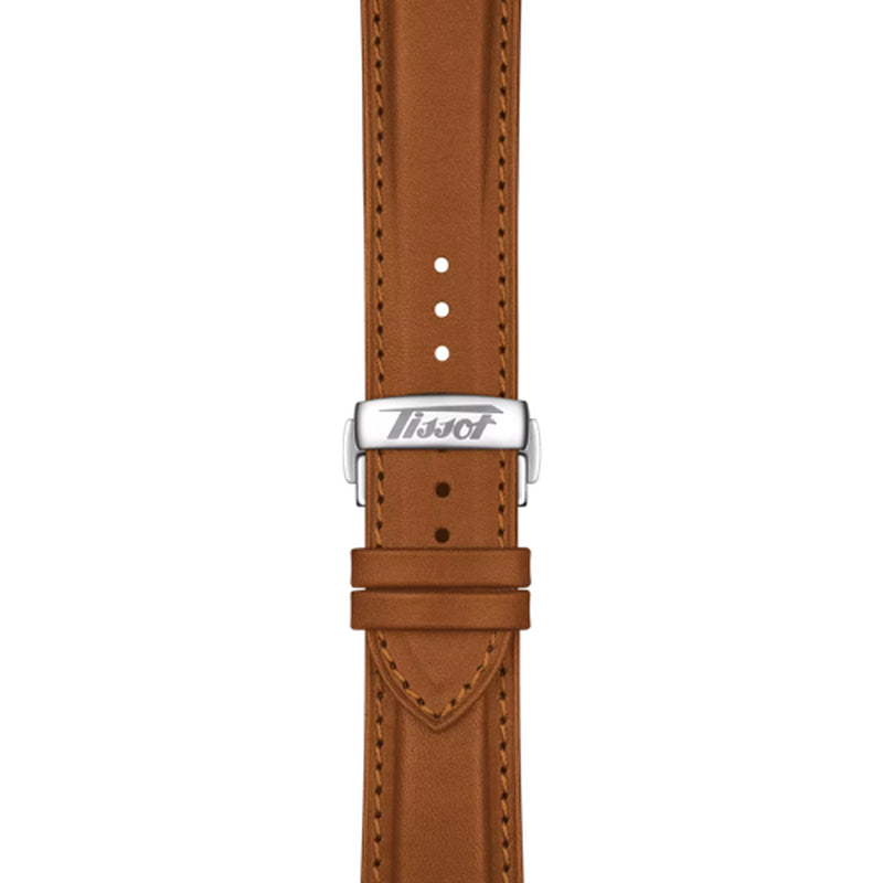 Tissot Telemeter 1938 Brown Leather Strap Men'S Watch T1424621605200